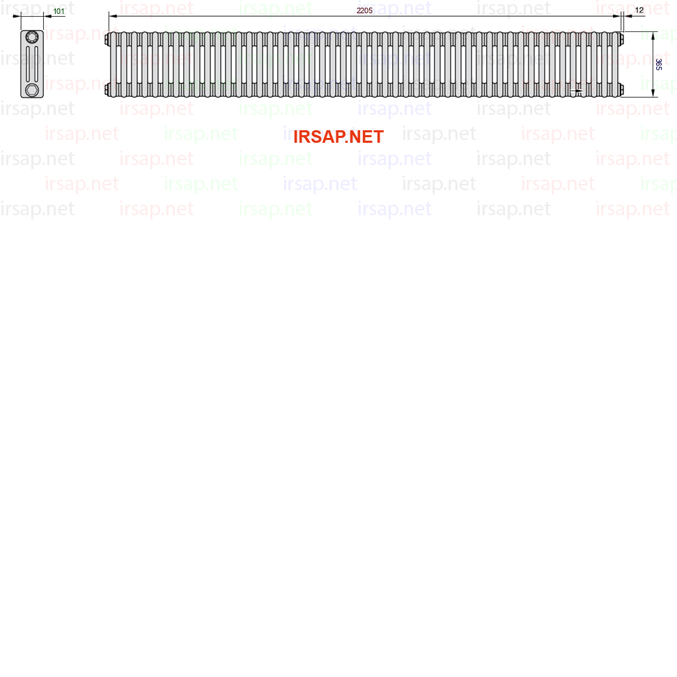 Радиатор IRSAP Tesi 30365/49 T14 CL 01